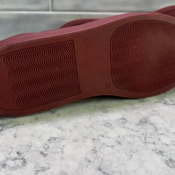 Common Projects Achilles Low BRICK (Wine) Leather Sneakers HTF Sz 38 WOMAN - Picture 9 of 11